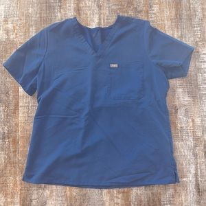 FIGS royal blue scrub top, XL women’s.